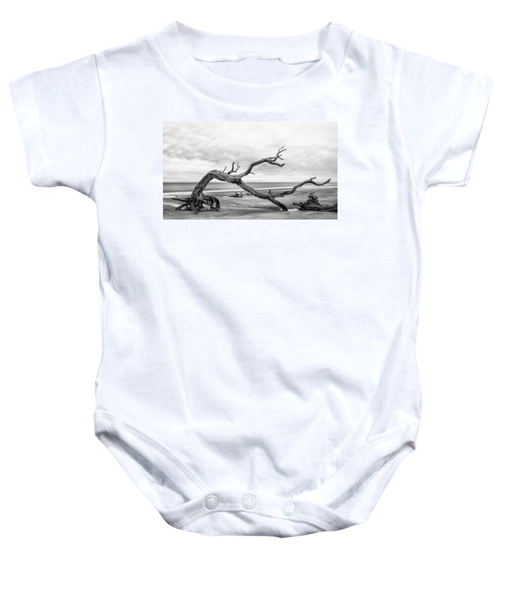 Jekyll Baby Onesie featuring the photograph The Lunge by Ray Silva