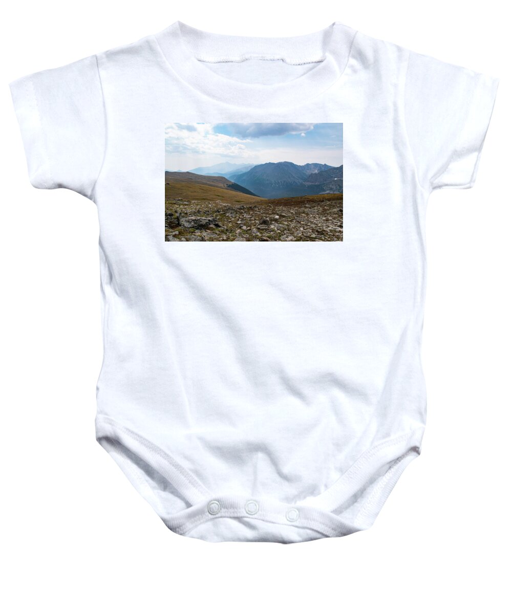 Altitude Baby Onesie featuring the photograph The Rocky Arctic by Nicole Lloyd