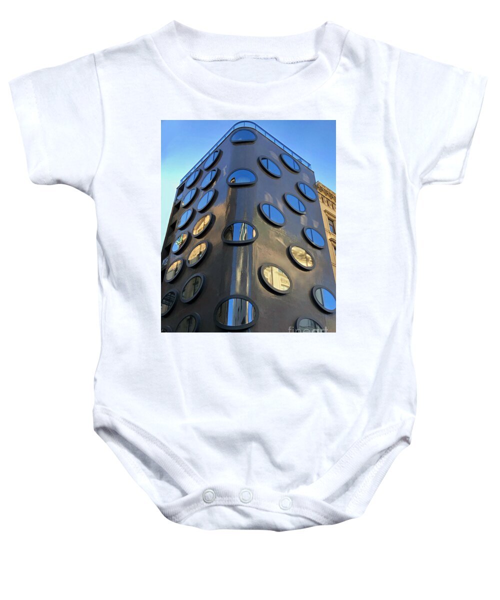 Vienna Baby Onesie featuring the photograph Town Square Elegance by Diana Rajala