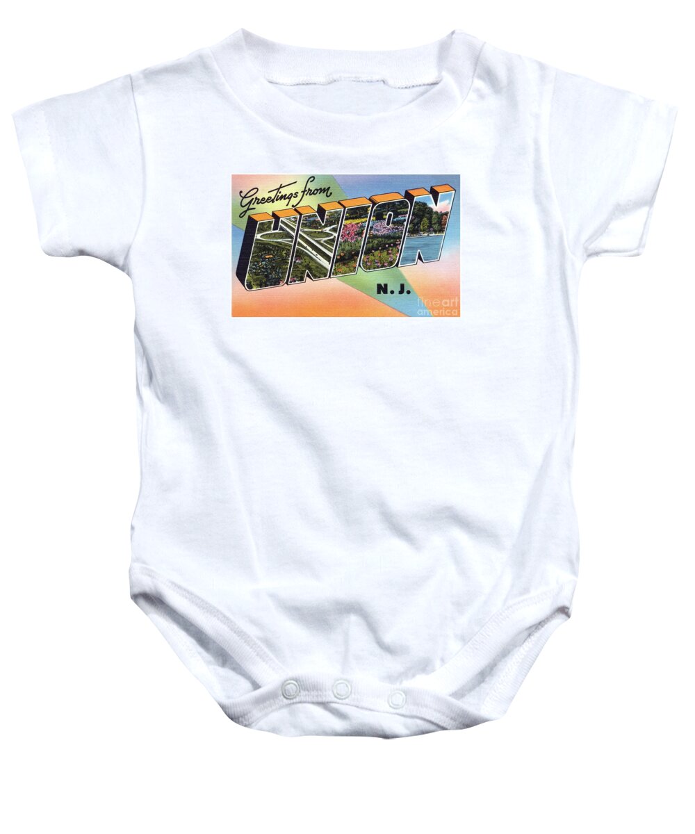 Union Baby Onesie featuring the photograph Union Greetings by Mark Miller