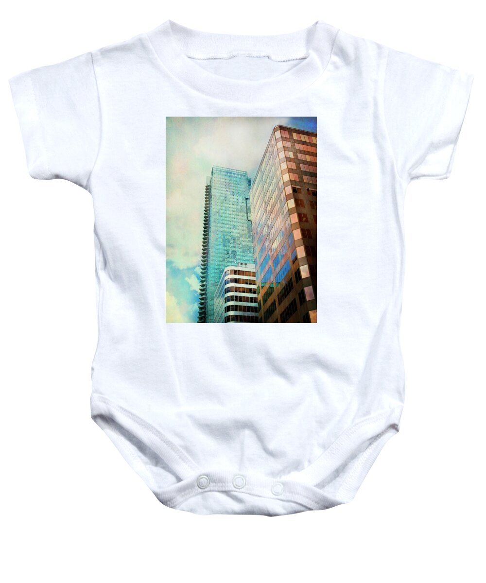 Vancouver Baby Onesie featuring the photograph Vancouver Skyline by Theresa Tahara