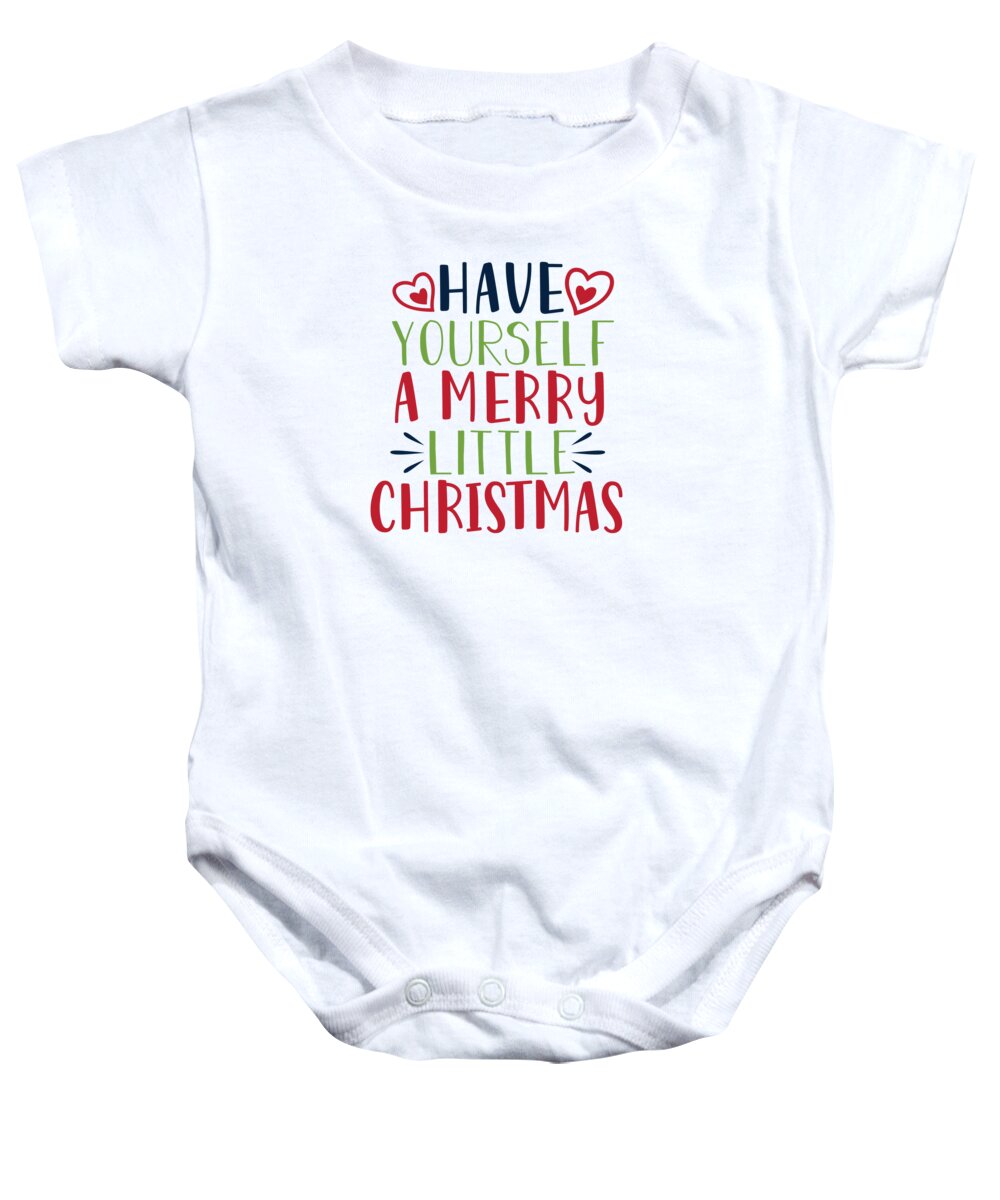 Boxing Day Baby Onesie featuring the digital art Have yourself a merry little Christmas by Jacob Zelazny