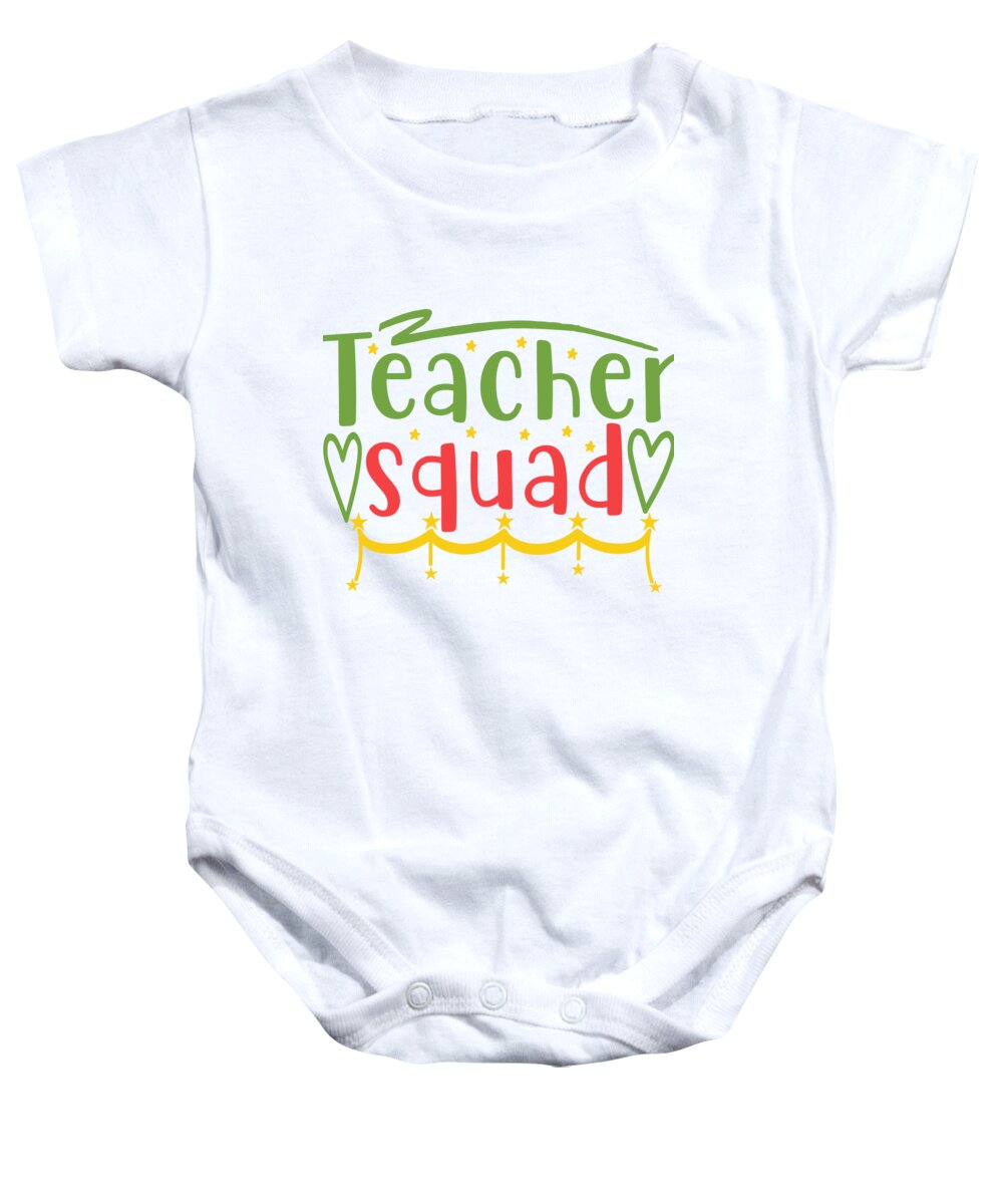 Boxing Day Baby Onesie featuring the digital art Teacher squad by Jacob Zelazny