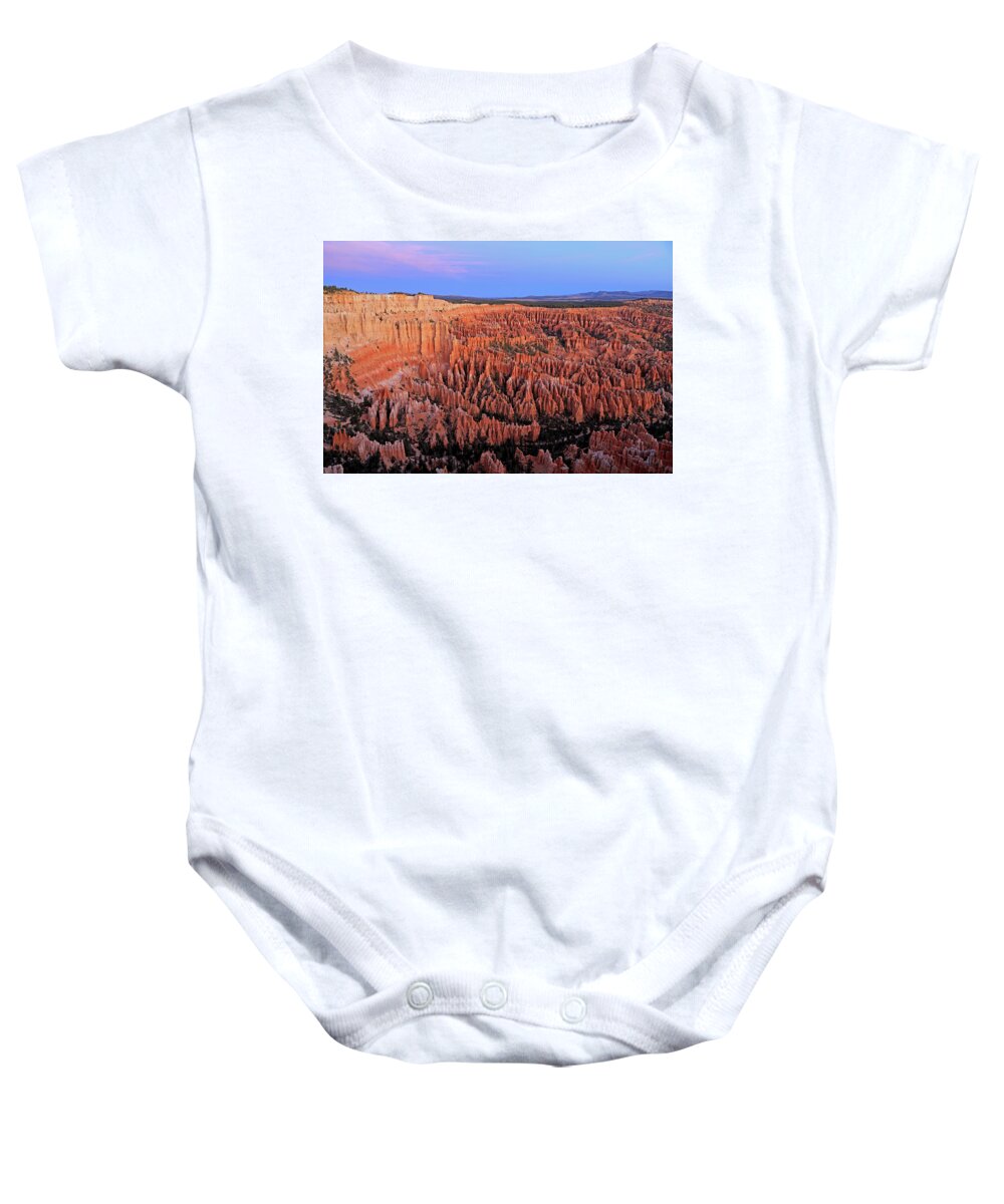 Bryce Canyon National Park Baby Onesie featuring the photograph Bryce Canyon National Park by Richard Krebs