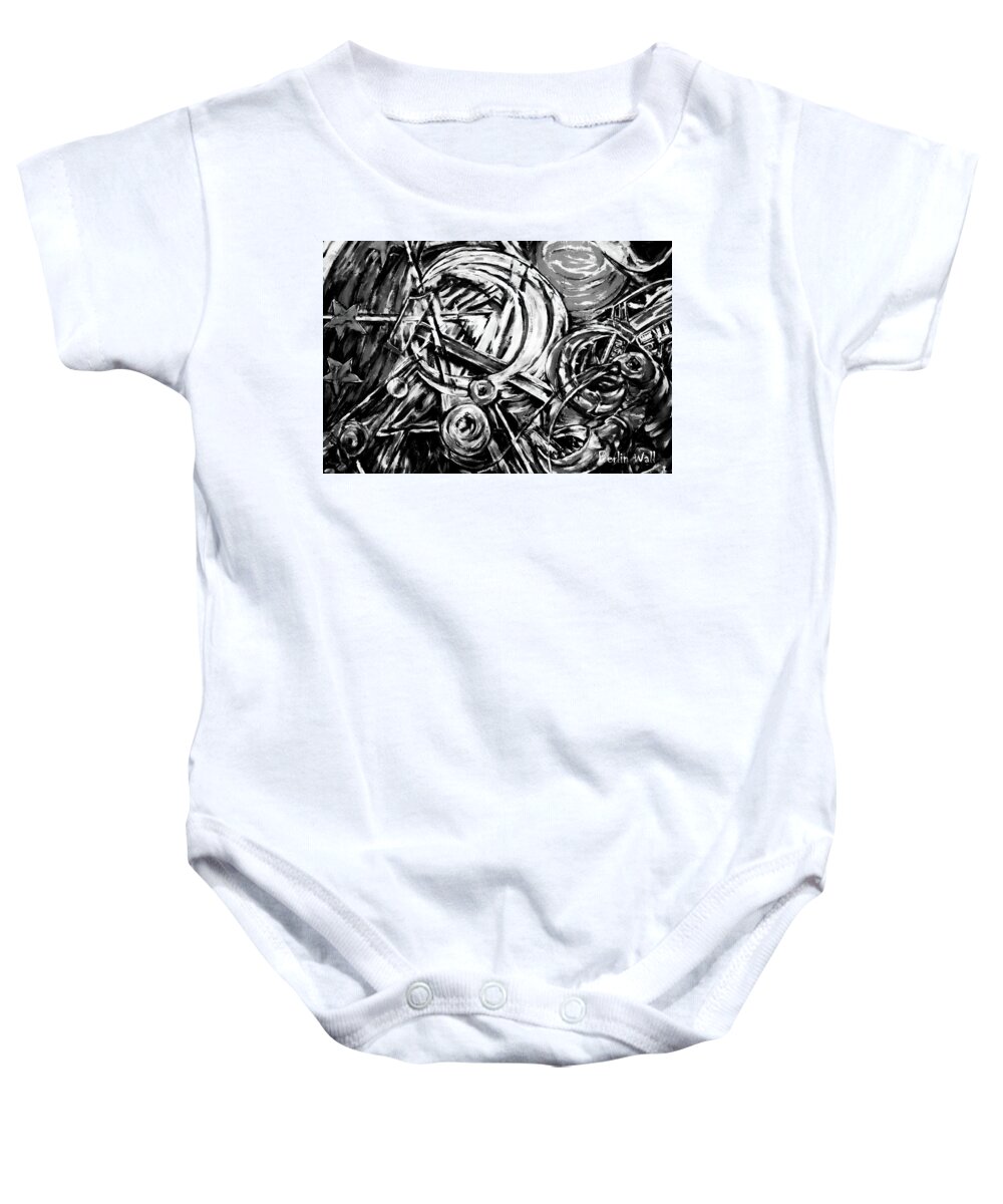Germany Baby Onesie featuring the photograph Berlin Wall #27 by Robert Grac