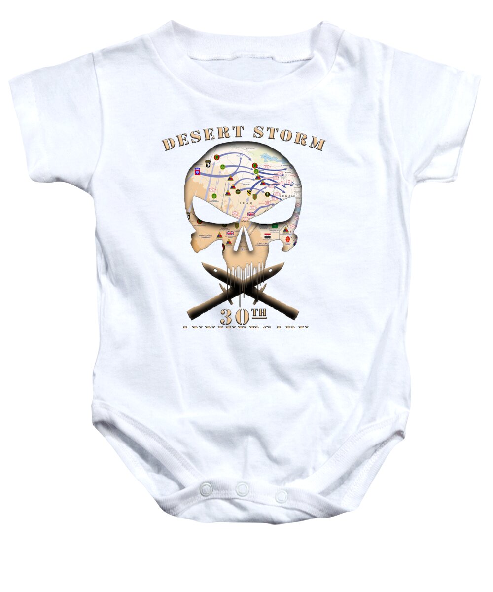  Baby Onesie featuring the digital art 30th Anniversary by Ron Whitehead