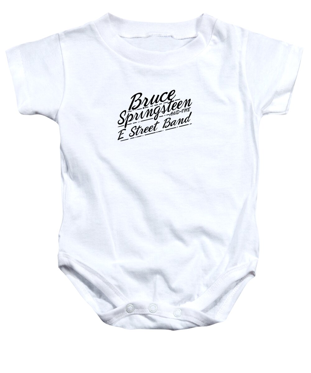 Special Bruce Springsteen Top Pablho Music Baby Onesie featuring the digital art Special Bruce Springsteen Top Pablho music by Fatih Fatan