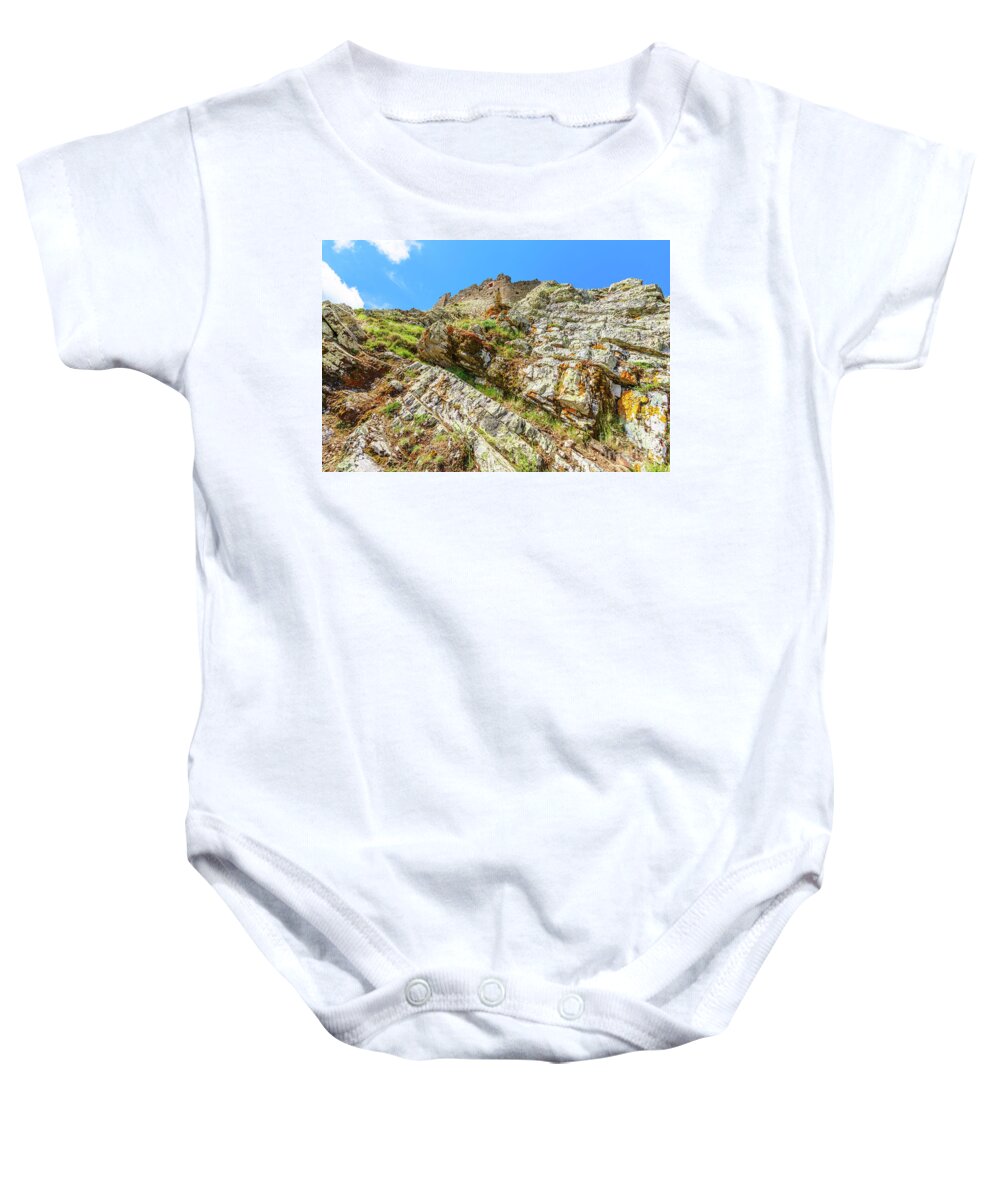 Italy Baby Onesie featuring the photograph Volterraio Castle Elba Island #5 by Benny Marty