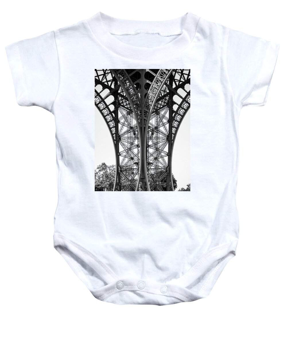 France Baby Onesie featuring the photograph A leg of support by Jim Feldman