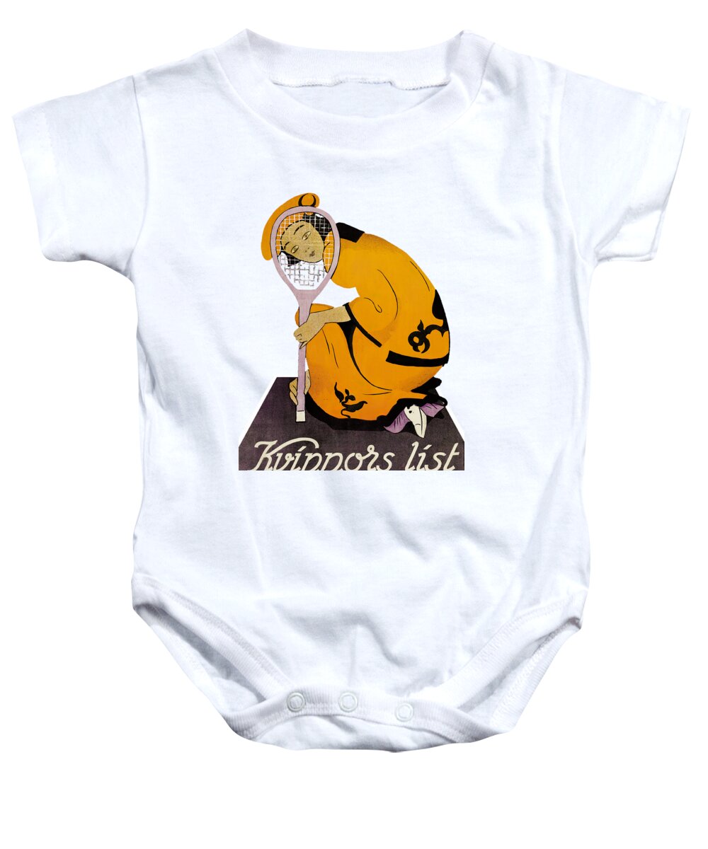 Billions Baby Onesie featuring the mixed media ''Billions'', 1920, 3d movie poster by Movie World Posters