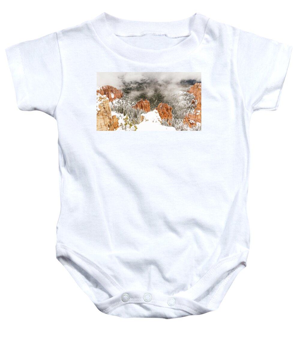 Bryce Canyon Baby Onesie featuring the photograph Bryce Canyon by Constance Puttkemery