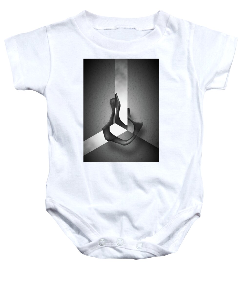 Graphic Baby Onesie featuring the photograph Cacoethes vi by Joseph Westrupp