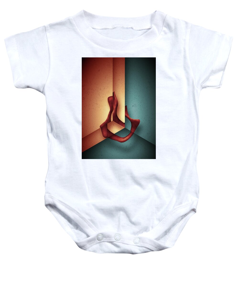 Graphic Baby Onesie featuring the photograph Cacoethes vii by Joseph Westrupp