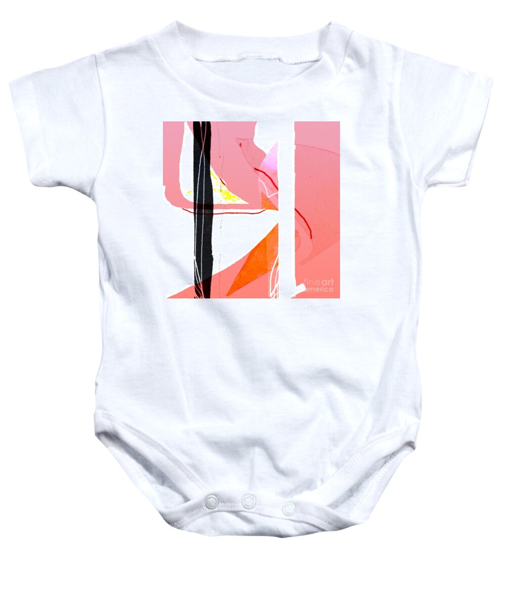 Contemporary Art Baby Onesie featuring the digital art Can you ask about my art practice, too? by Jeremiah Ray