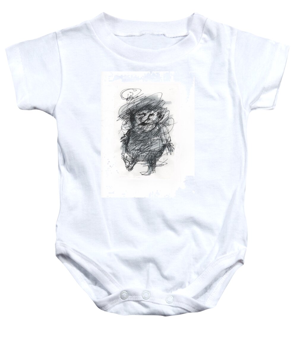  Baby Onesie featuring the painting Carlson by Maxim Komissarchik