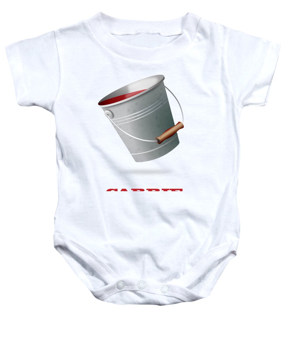Carrie Baby Onesie featuring the digital art Carrie - Alternative Movie Poster by Movie Poster Boy