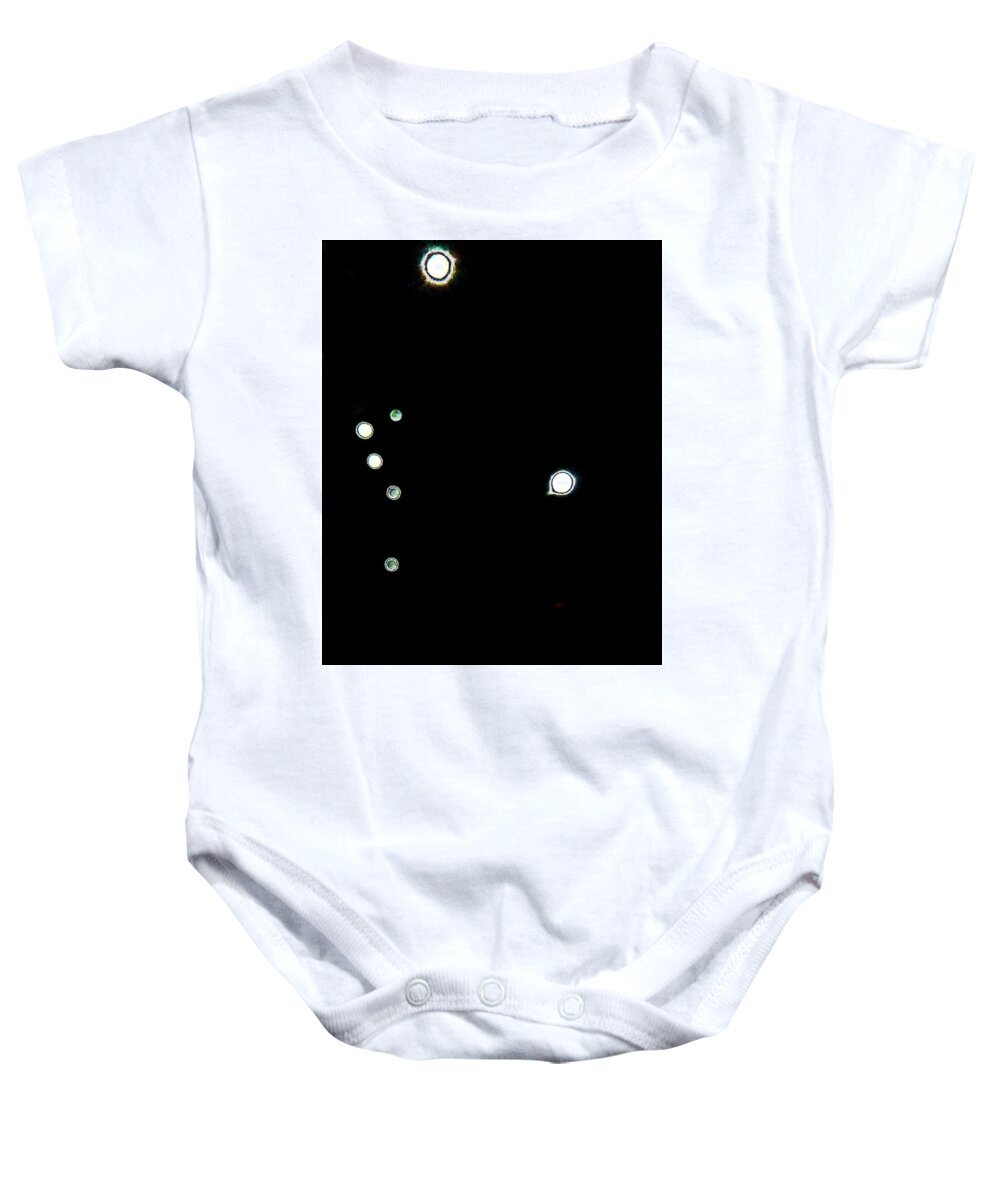 Moon Baby Onesie featuring the photograph Celestial Moonlighting by Andrew Lawrence