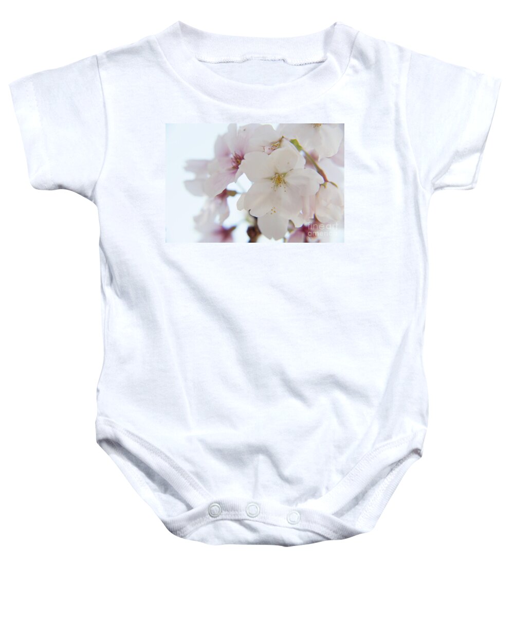 Flowers Baby Onesie featuring the photograph Cherry blossoms by Agnes Caruso