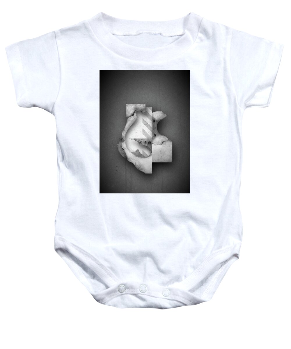 Abstract Baby Onesie featuring the photograph Cinerealism iii by Joseph Westrupp