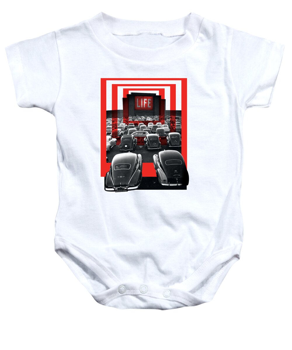 Classic Cars Baby Onesie featuring the photograph Classic Cars by LIFE Picture Collection