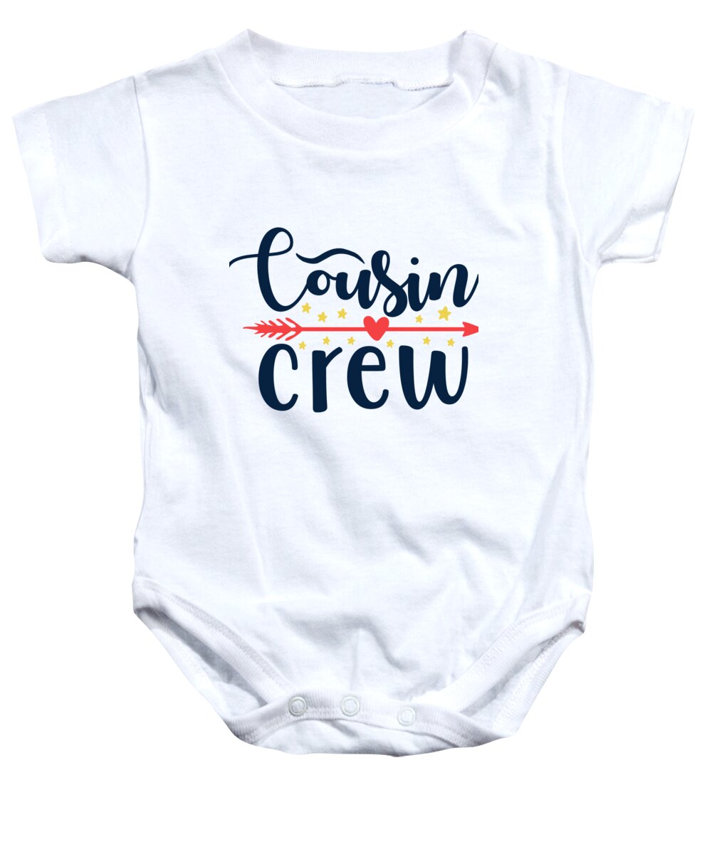 Boxing Day Baby Onesie featuring the digital art Cousin Crew by Jacob Zelazny