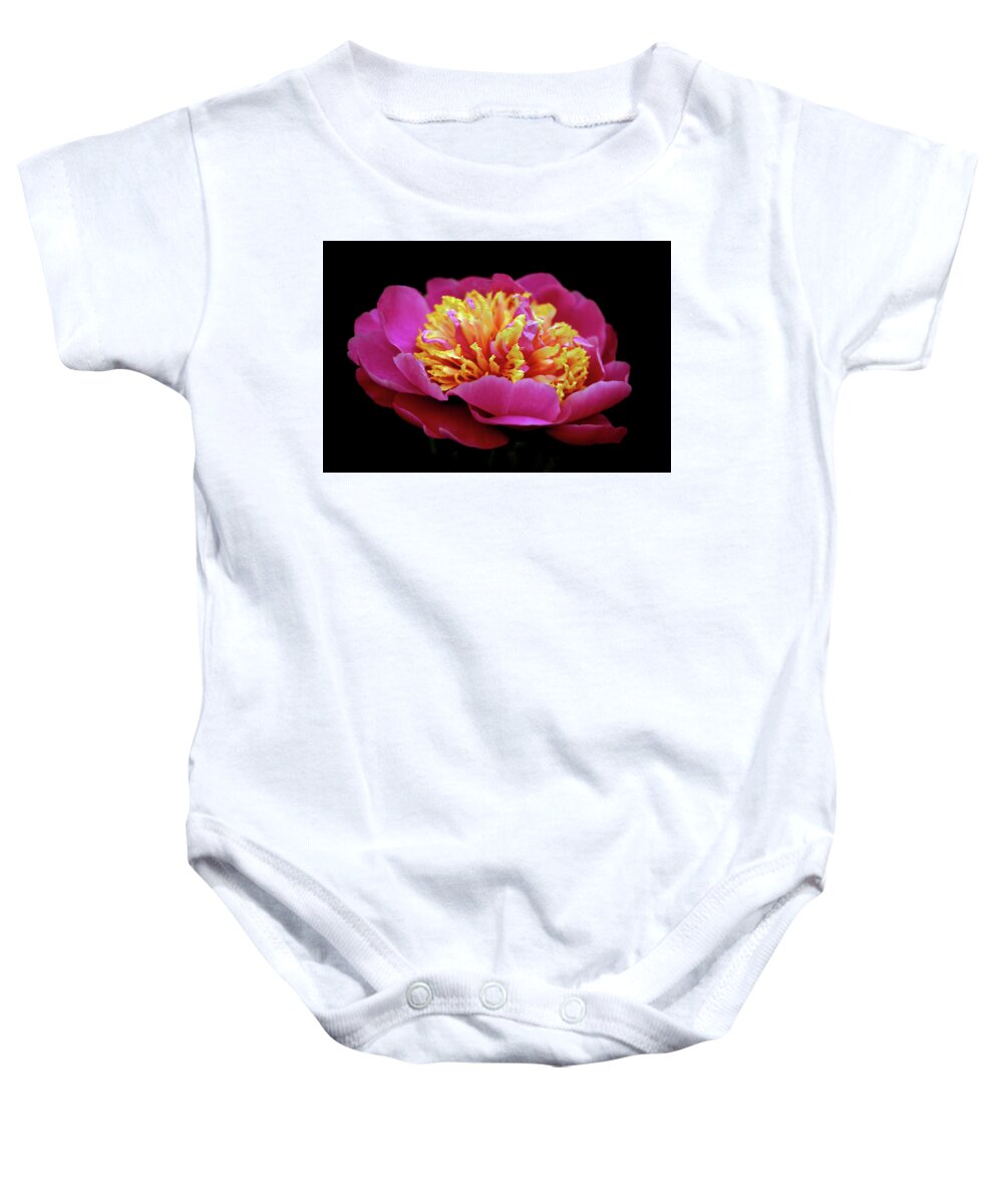 Peony Baby Onesie featuring the photograph Cupcake by Jessica Jenney