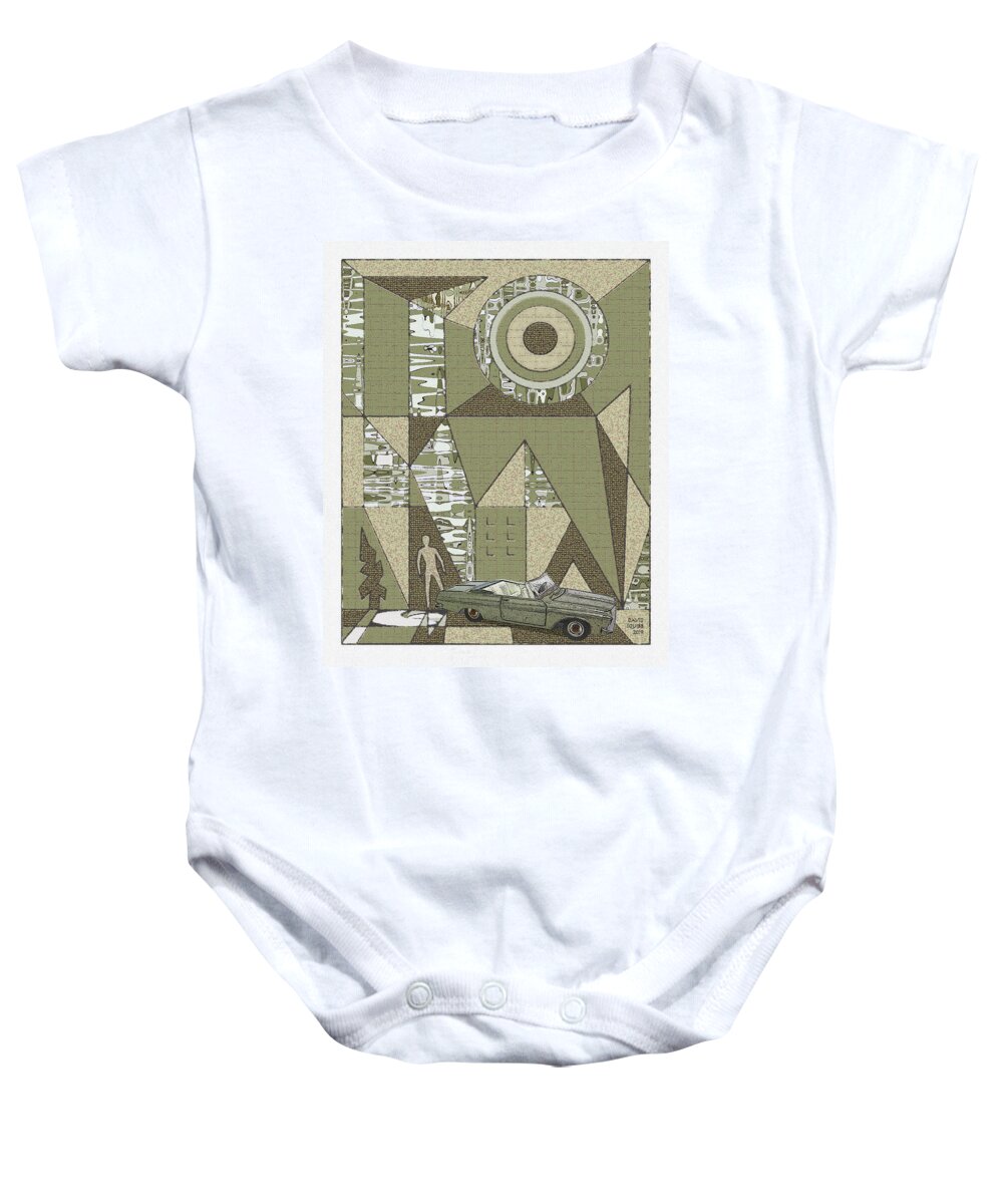 Dinky Toys Baby Onesie featuring the digital art Dinky Toys / Fury by David Squibb