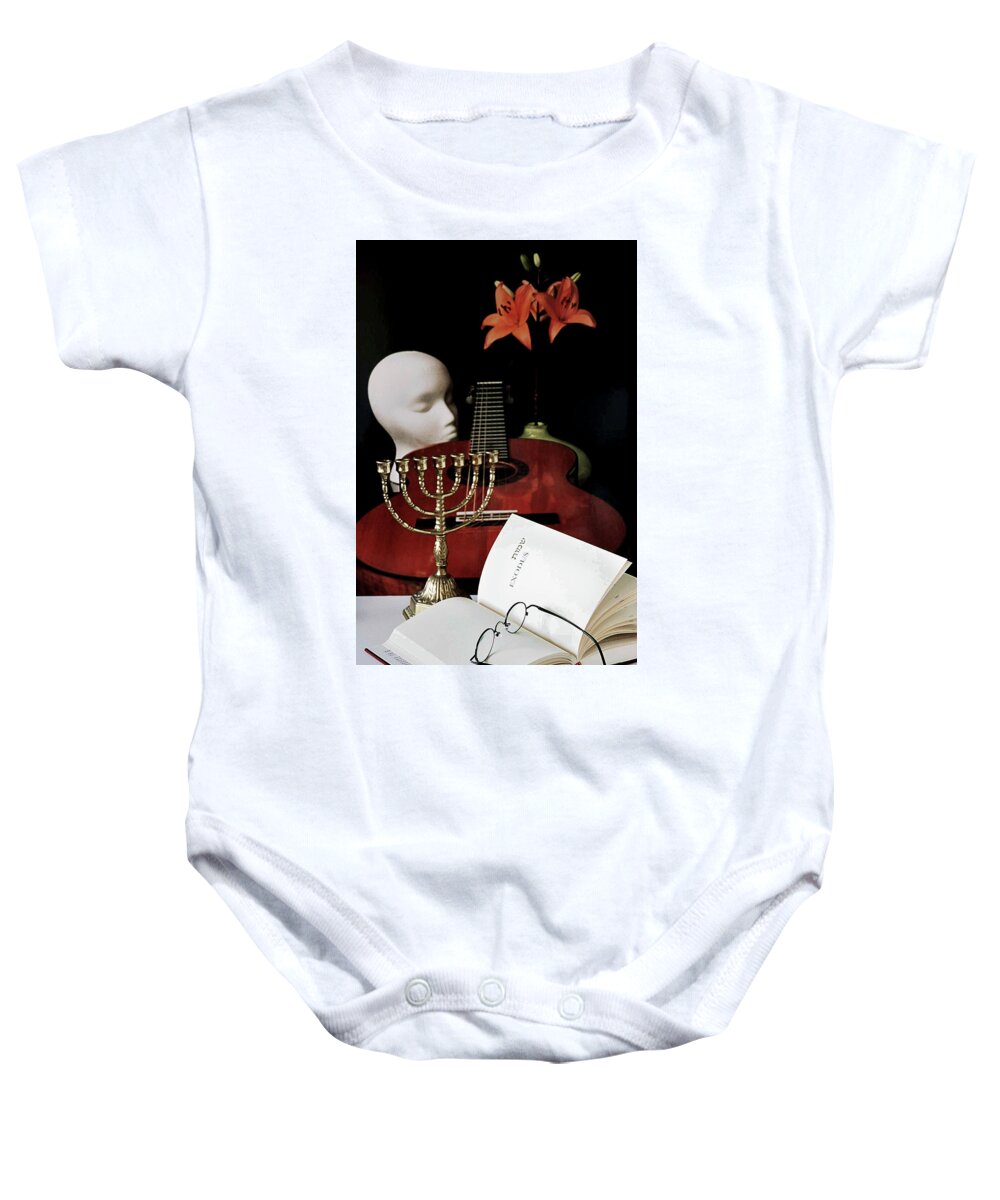 Religions Baby Onesie featuring the photograph Does Anybody Know What Time It Is by Elf EVANS