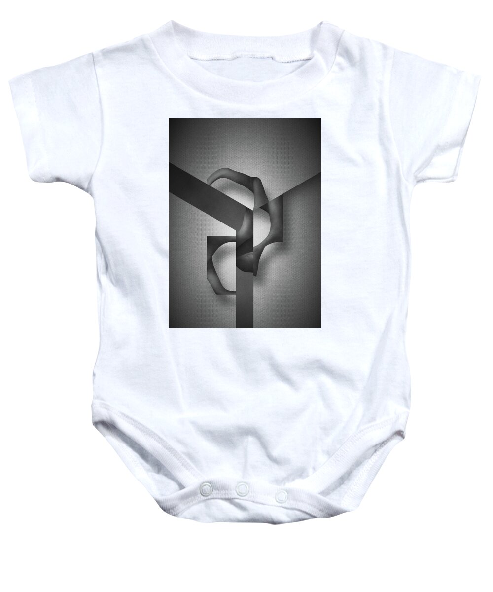 Graphic Baby Onesie featuring the photograph Embers ii by Joseph Westrupp