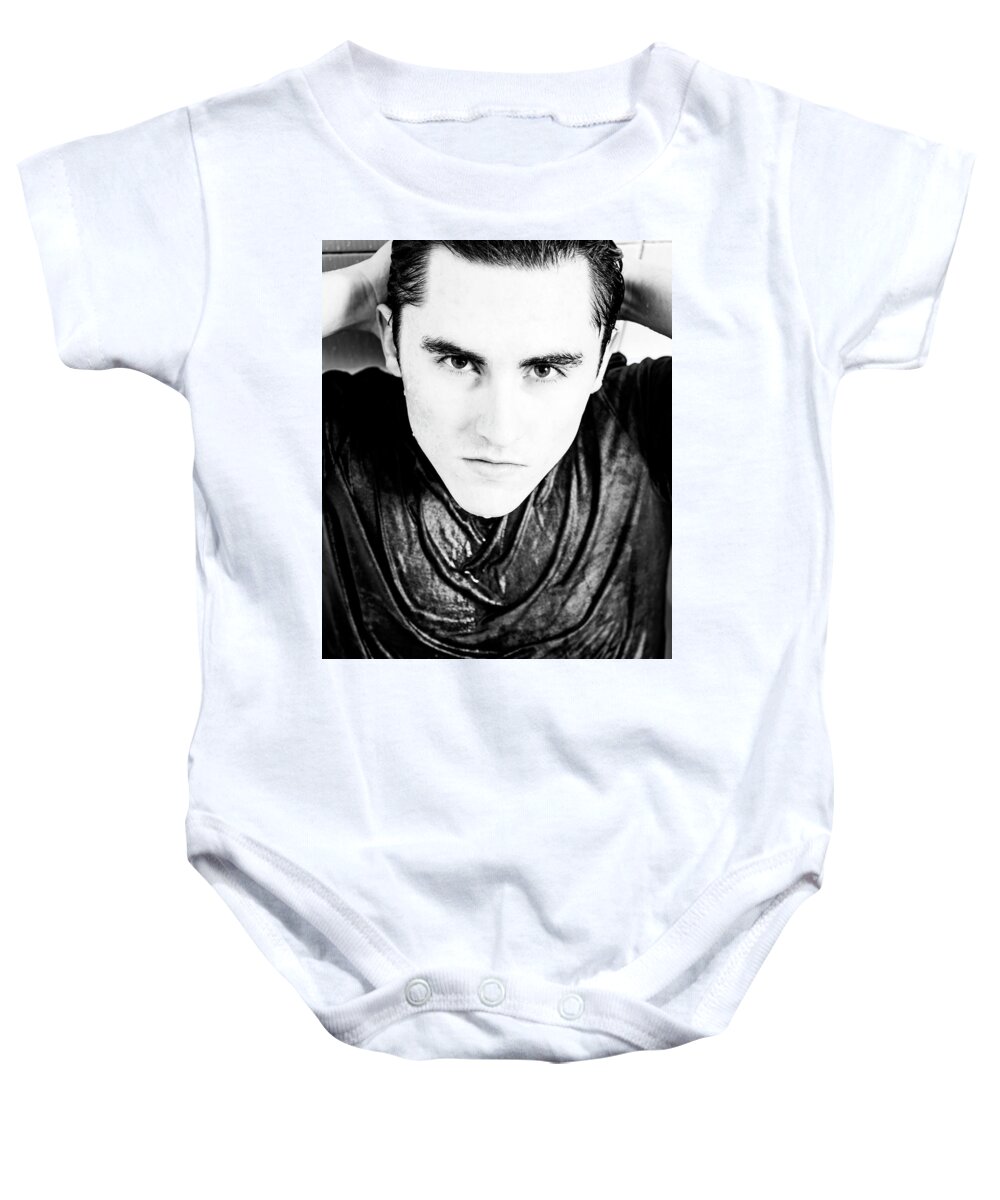 Ethan Baby Onesie featuring the photograph Ethan wet by Jim Whitley