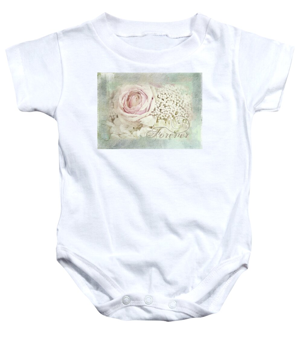 Bouquet Baby Onesie featuring the photograph Forever Bouquet by Jill Love