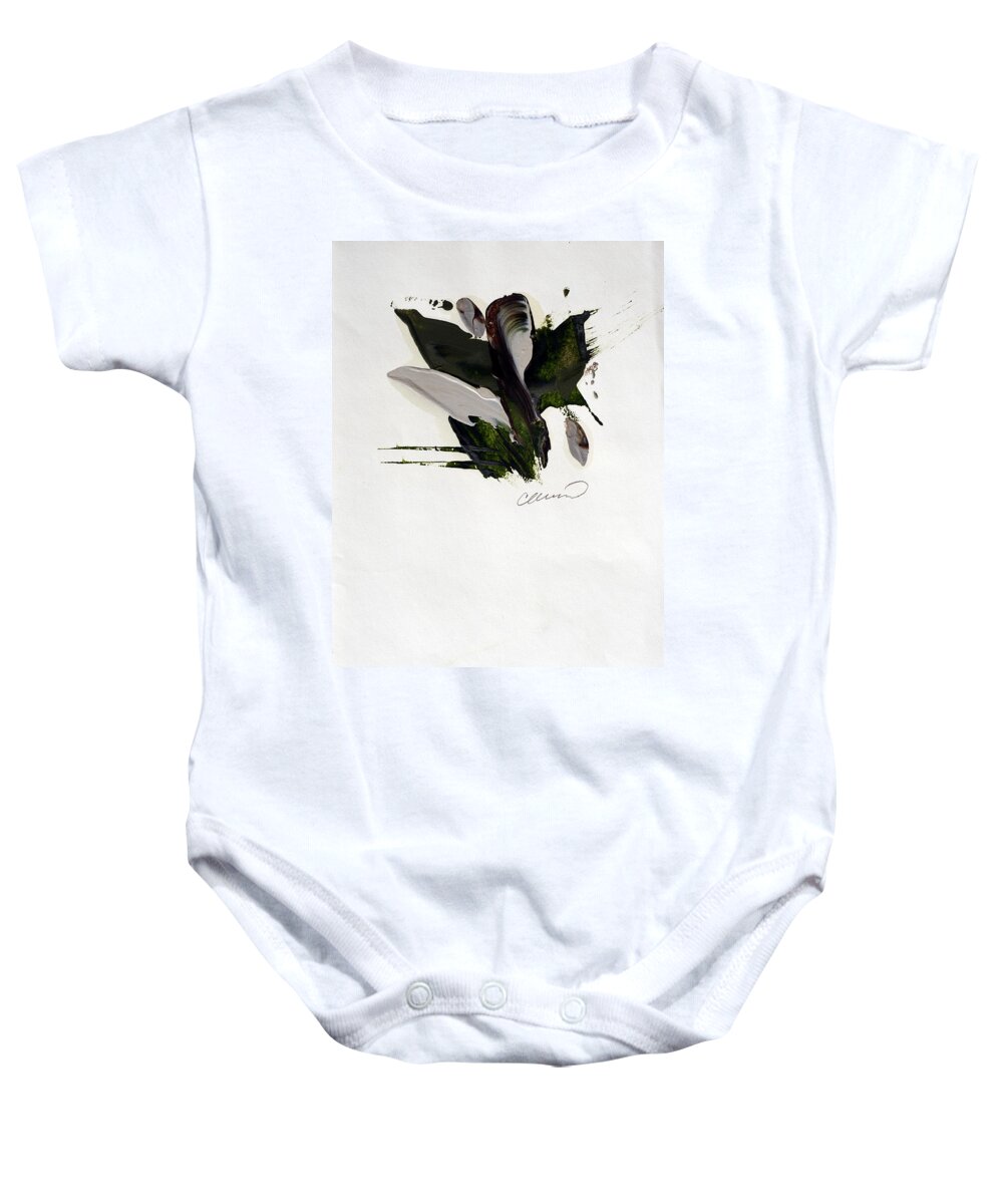 Pallet Baby Onesie featuring the painting Global Cossroads #3 by Craig Morris