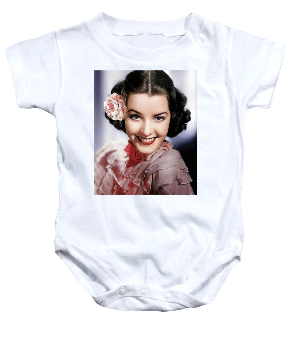 Marsha Baby Onesie featuring the photograph Marsha Hunt by Movie World Posters