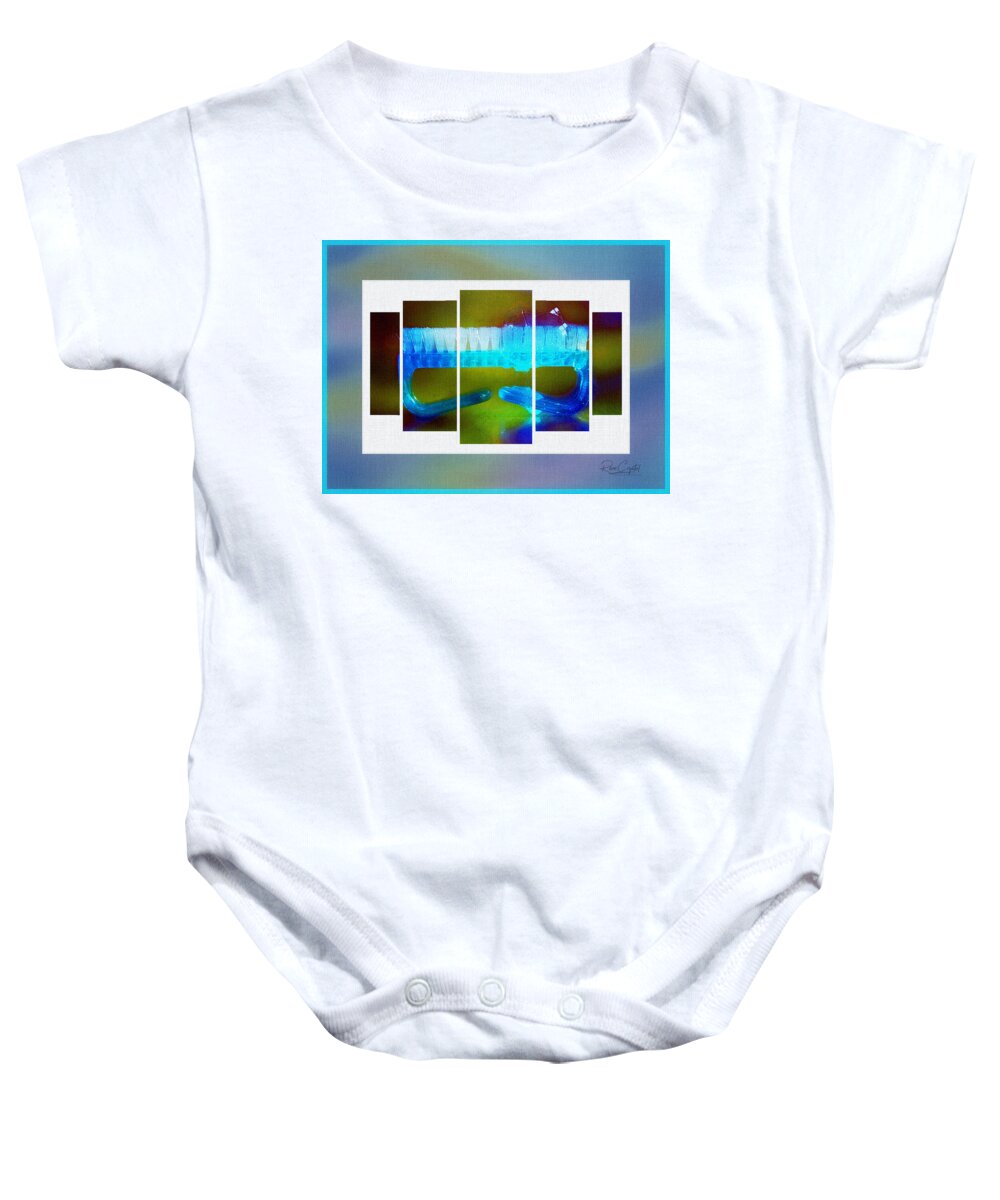 Semi Abstract Baby Onesie featuring the photograph Nailed It by Rene Crystal