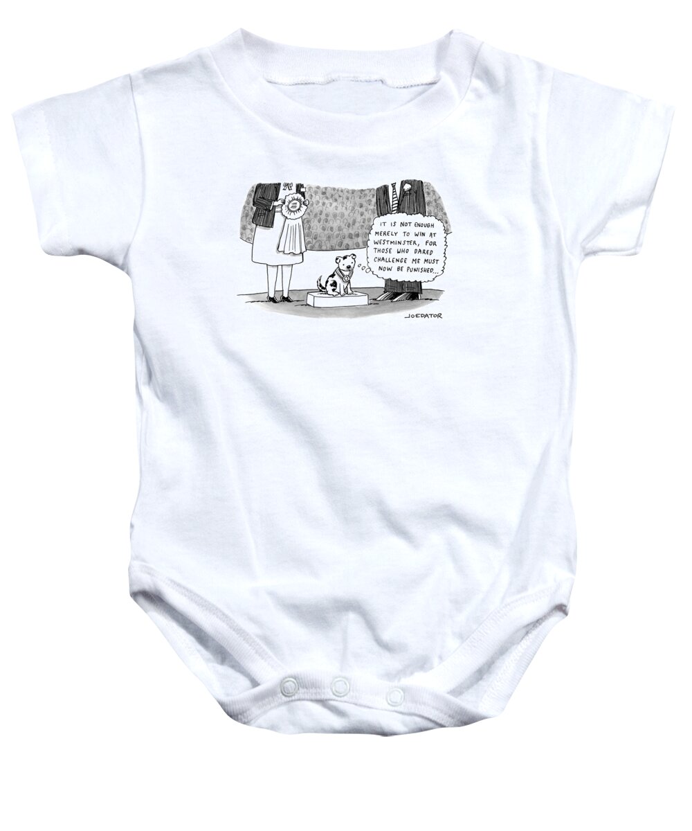 Captionless Baby Onesie featuring the drawing New Yorker June 14, 2021 by Joe Dator