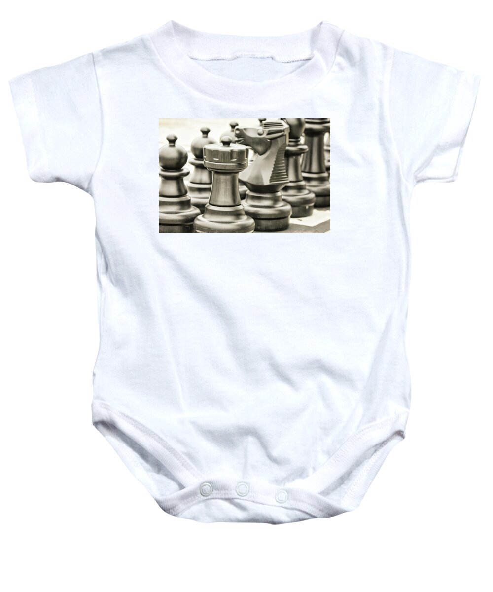 Chess Baby Onesie featuring the photograph Next Level Chess by Scott Burd