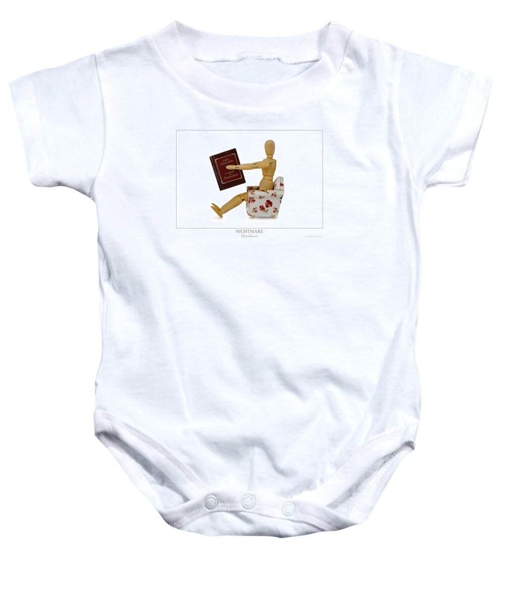 Alessandro Pezzo Baby Onesie featuring the photograph Nightmare by Alessandro Pezzo