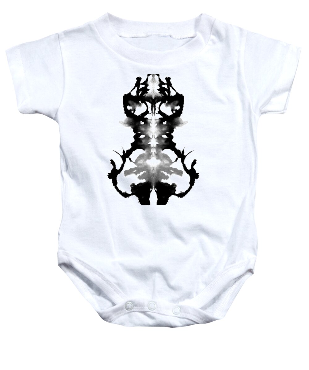 Abstract Baby Onesie featuring the painting Ocean Only Hidden by Stephenie Zagorski