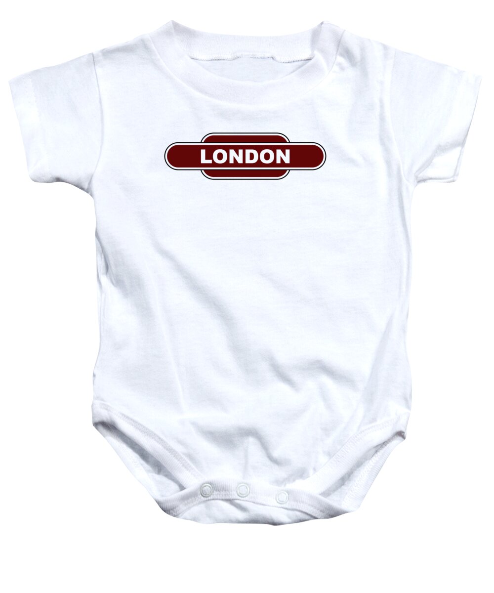 Old Fashioned London Station Name Sign Onesie by Bigalbaloo Stock - Fine  Art America