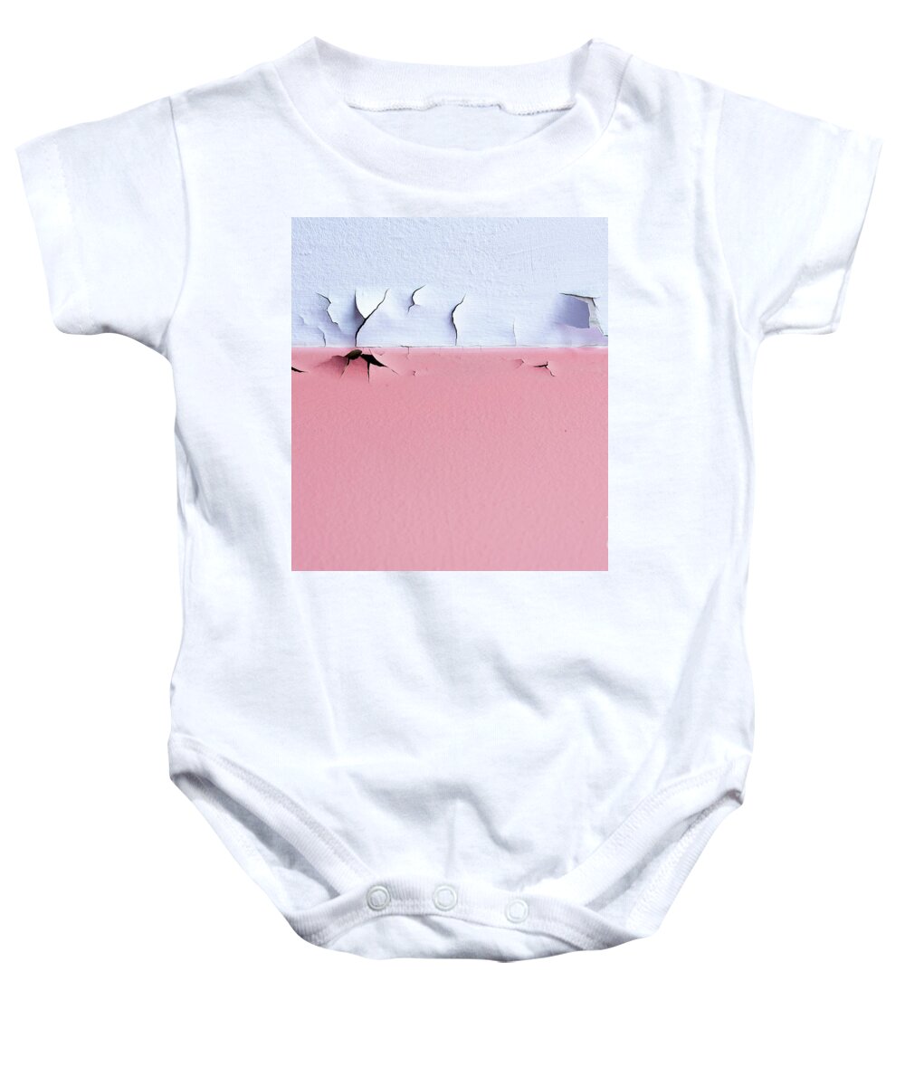 Broken Baby Onesie featuring the photograph Old Paint by Stef Ko
