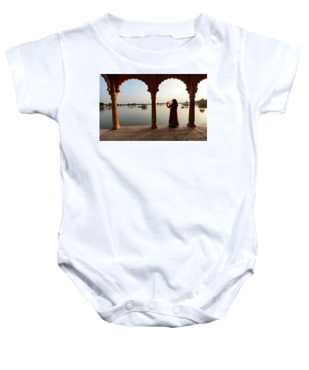 Rajasthan Baby Onesie featuring the photograph Serendipity - Rajasthan Desert, India by Earth And Spirit