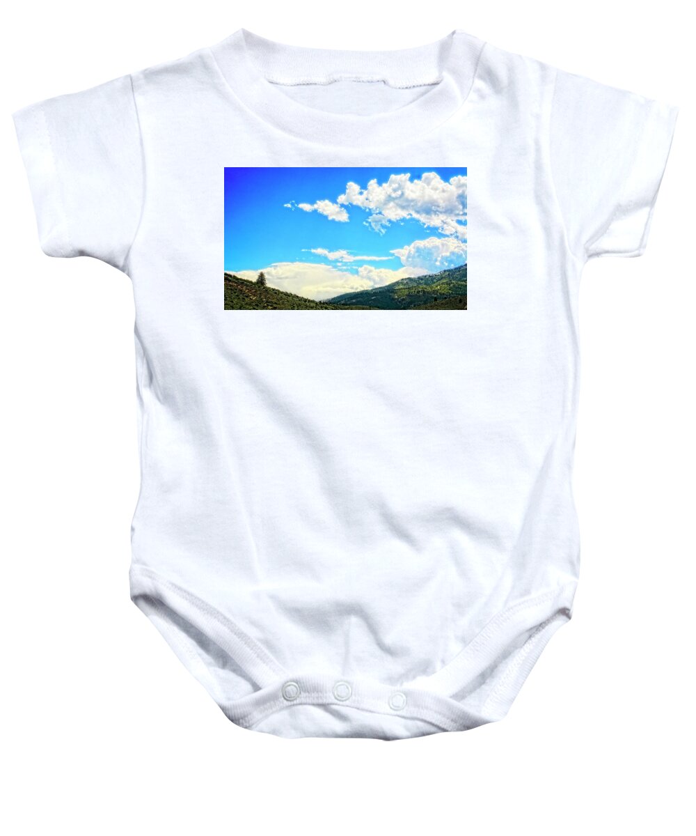 Natural Landscape Baby Onesie featuring the photograph Rocky Mountains 13 by Maggy Marsh