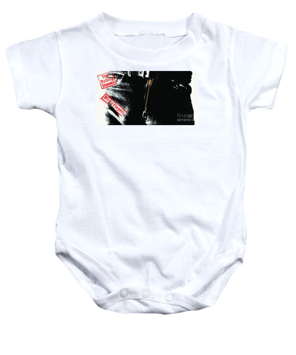 Rolling Stones Baby Onesie featuring the photograph Rolling Stones Sticky Fingers by Action