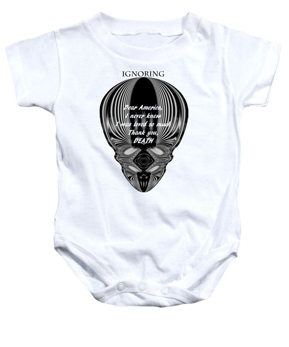 Social Distance Baby Onesie featuring the photograph Social Distance by Theodore Jones