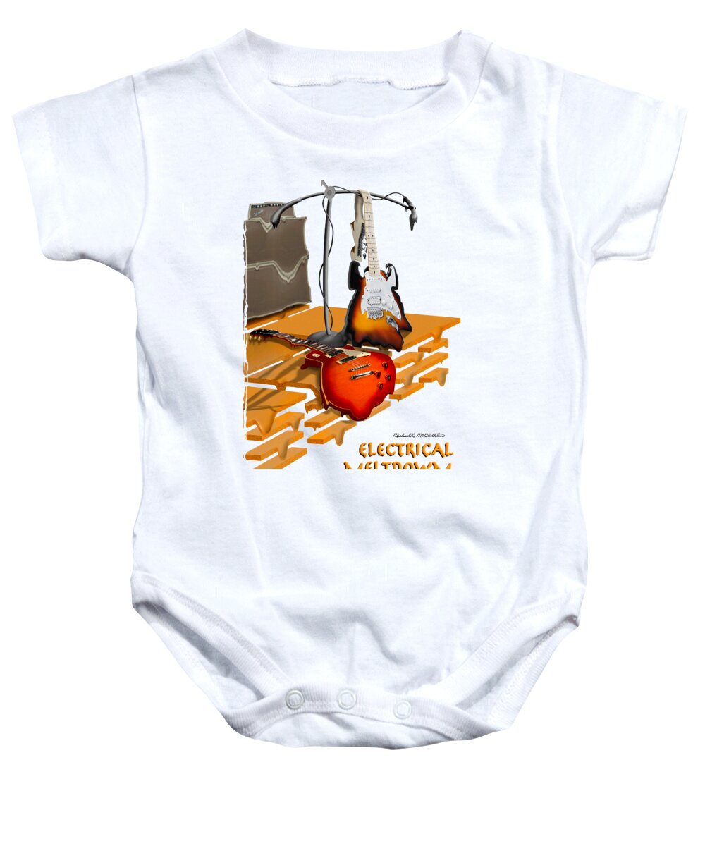 T-shirt Baby Onesie featuring the photograph Soft Guitar - 3 by Mike McGlothlen