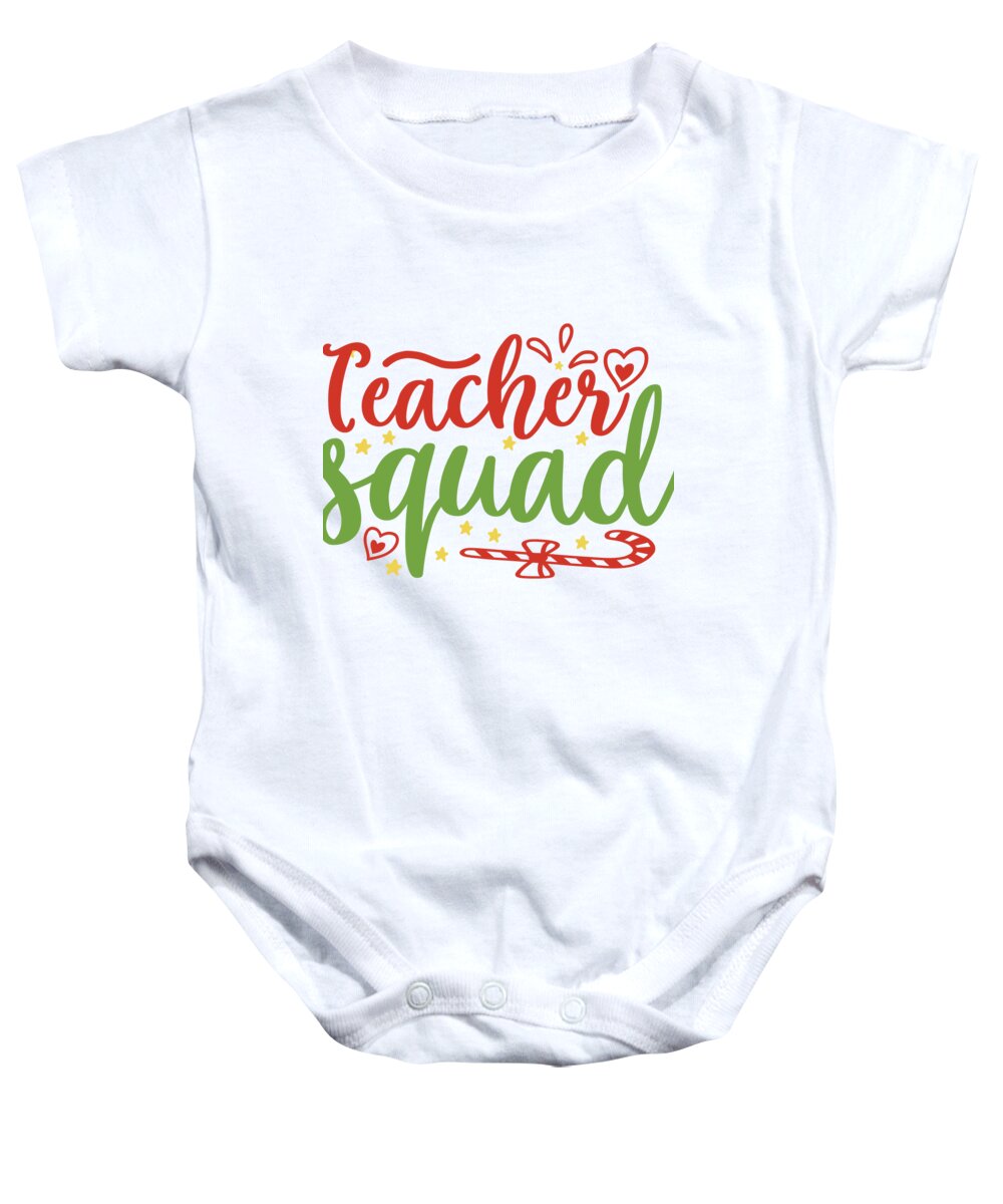 Boxing Day Baby Onesie featuring the digital art Teacher squad by Jacob Zelazny