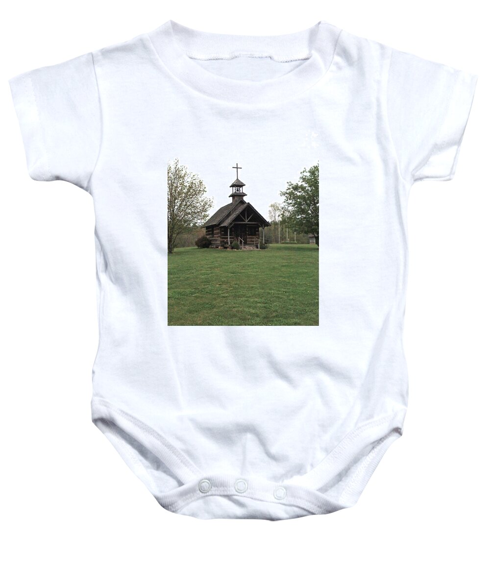 Church Baby Onesie featuring the photograph The Chapel of Peace by Lee Darnell