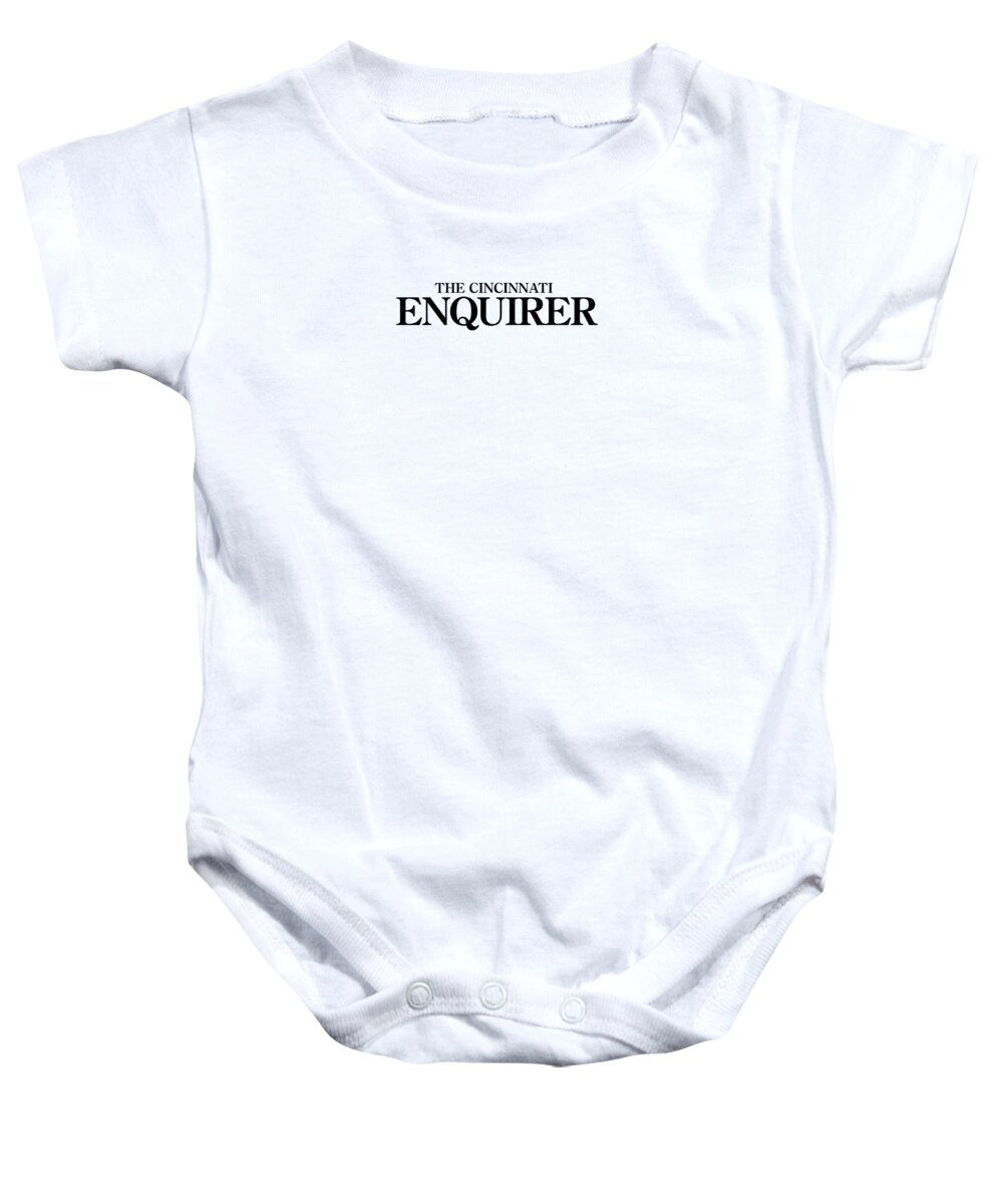 The Cincinnati Enquirer Black Logo Baby Onesie