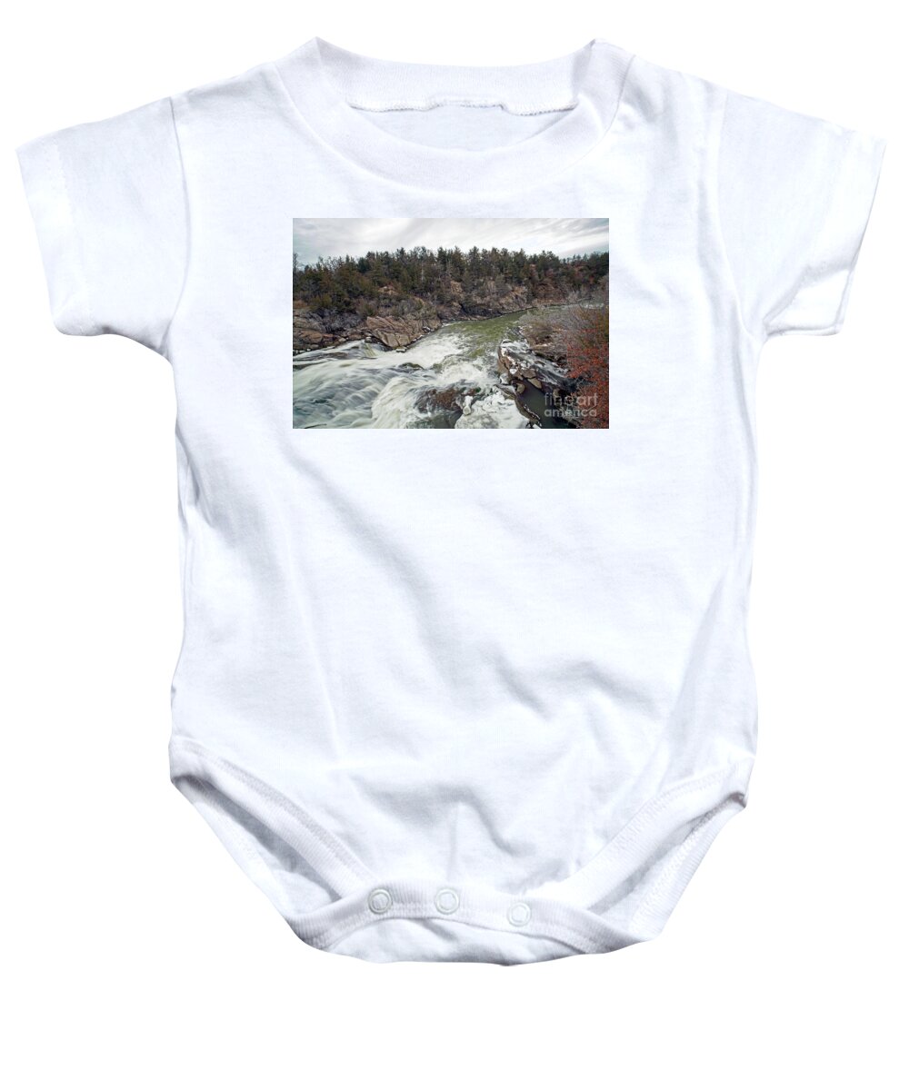 Redwood Falls Baby Onesie featuring the photograph The Redwood River by Natural Focal Point Photography