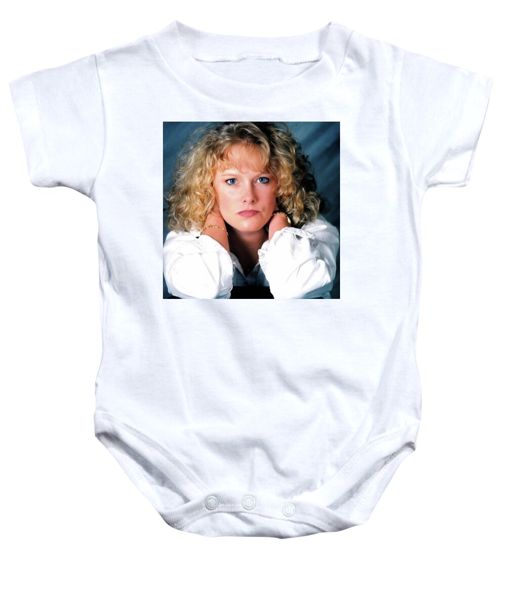 Color Baby Onesie featuring the photograph Tracy by Alan Hausenflock